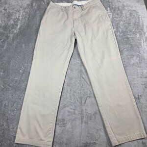 Polo Ralph Lauren Pants Mens 34X32 Beige Relaxed Fit Chinos Preppy Old MOney